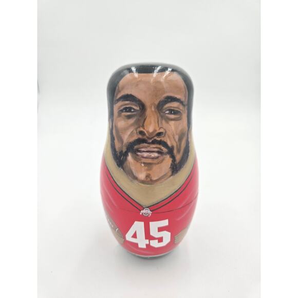Archie Griffin Ohio State Buckeyes Stackerdolls 3-Piece Hand-Painted Nesting - Picture 3 of 3